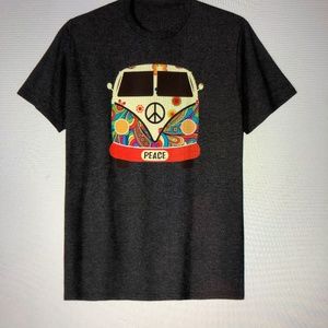 Hippie hippies peace retro t-shirt